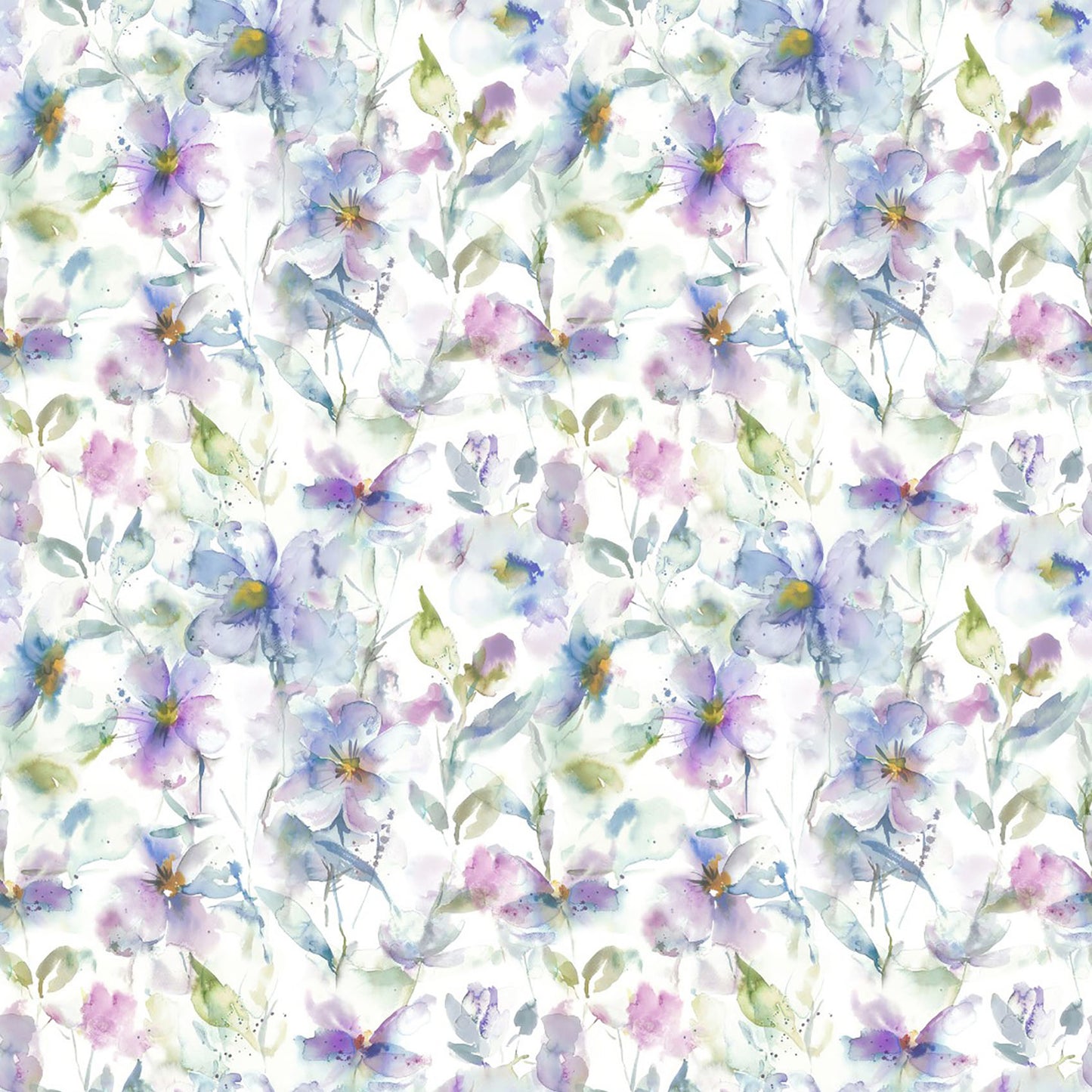 Samarinda 145Cm Fiona Fabric Metre - Violet Natural