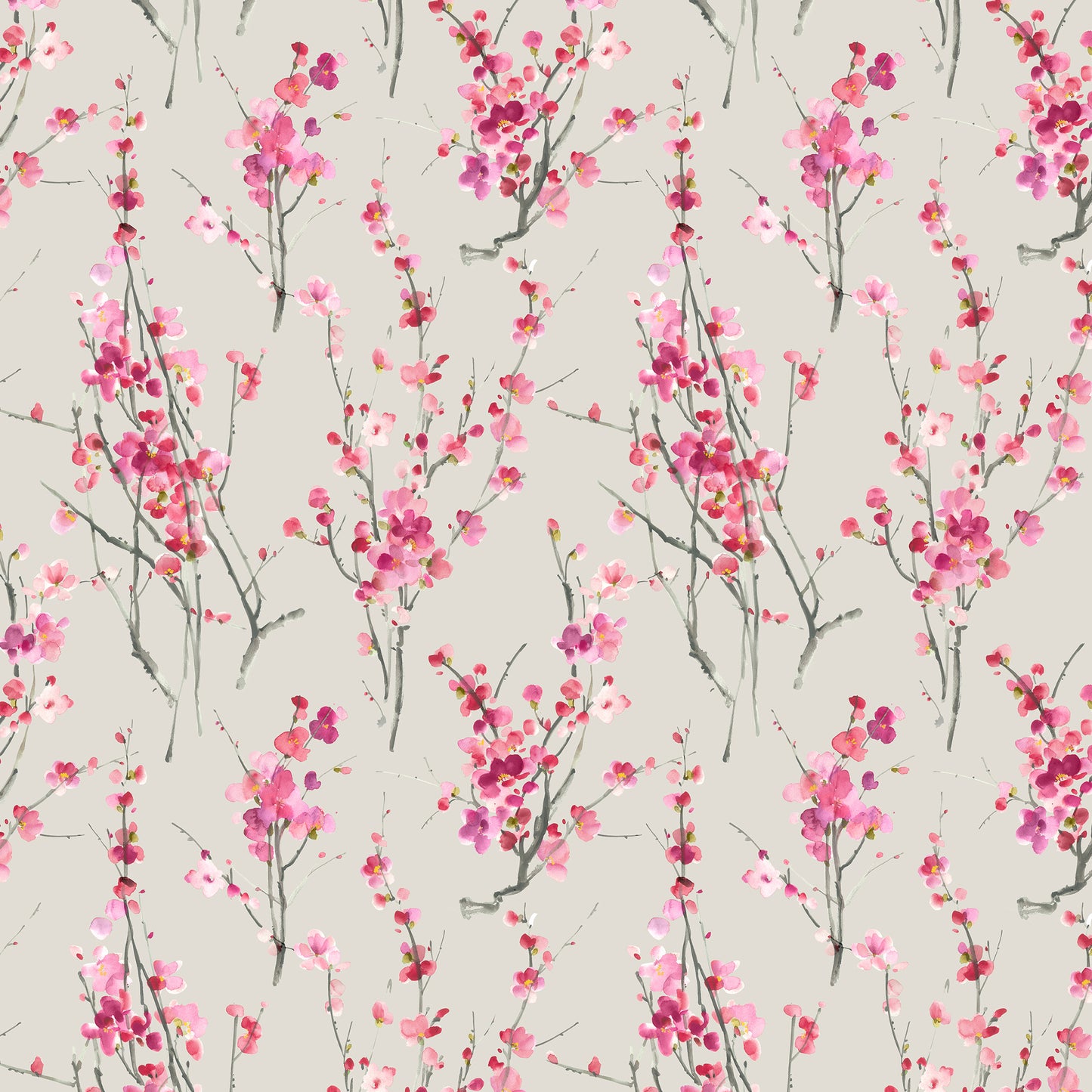 Saville 145Cm Ann Fabric Metre - Blossom/Stone