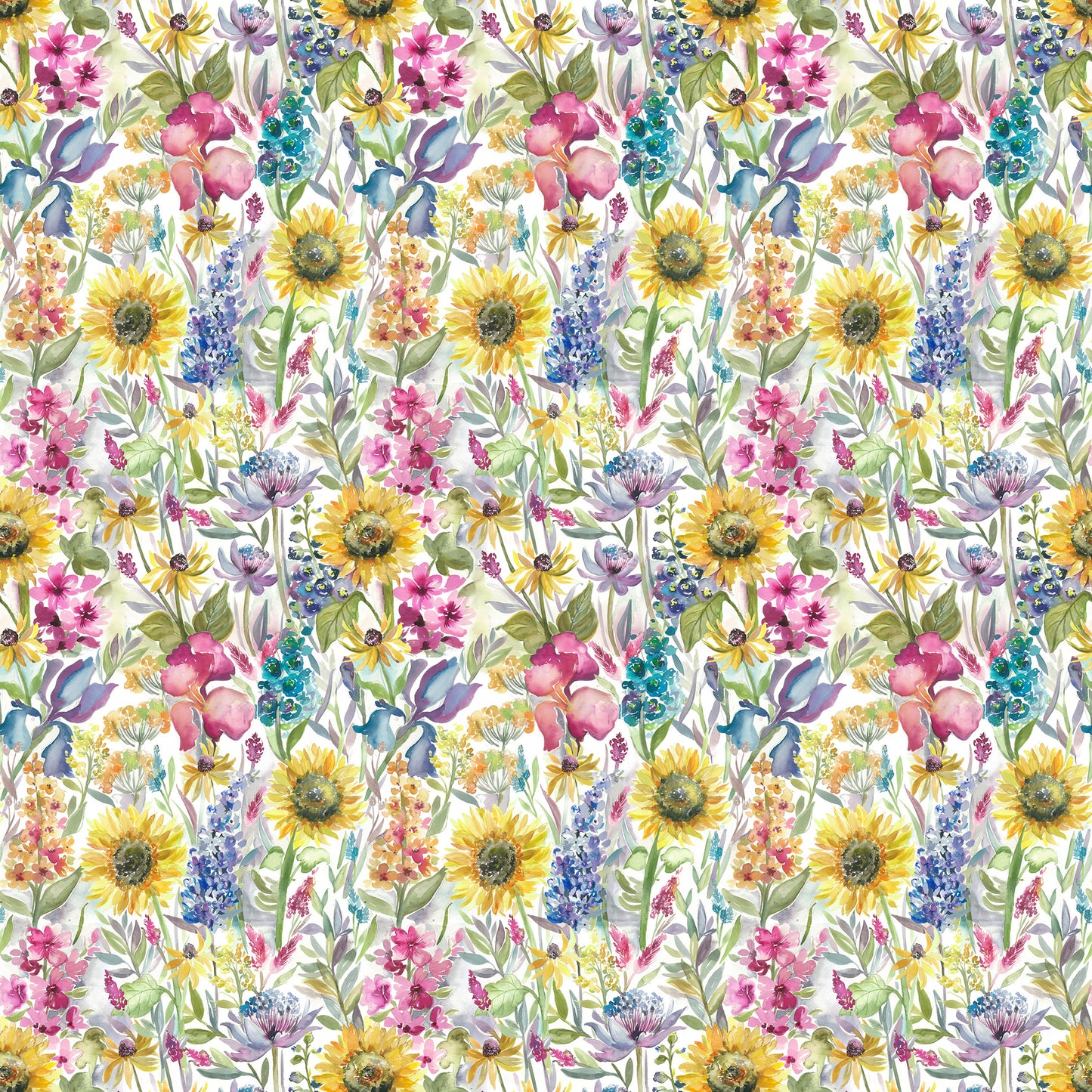 Sunflower Summer 140Cm Sasha Throw Fabric - Linen Sample