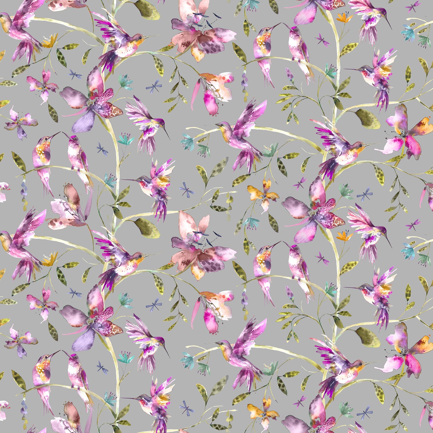 Tafuna 147Cm Helena Fabric Metre - Dahlia