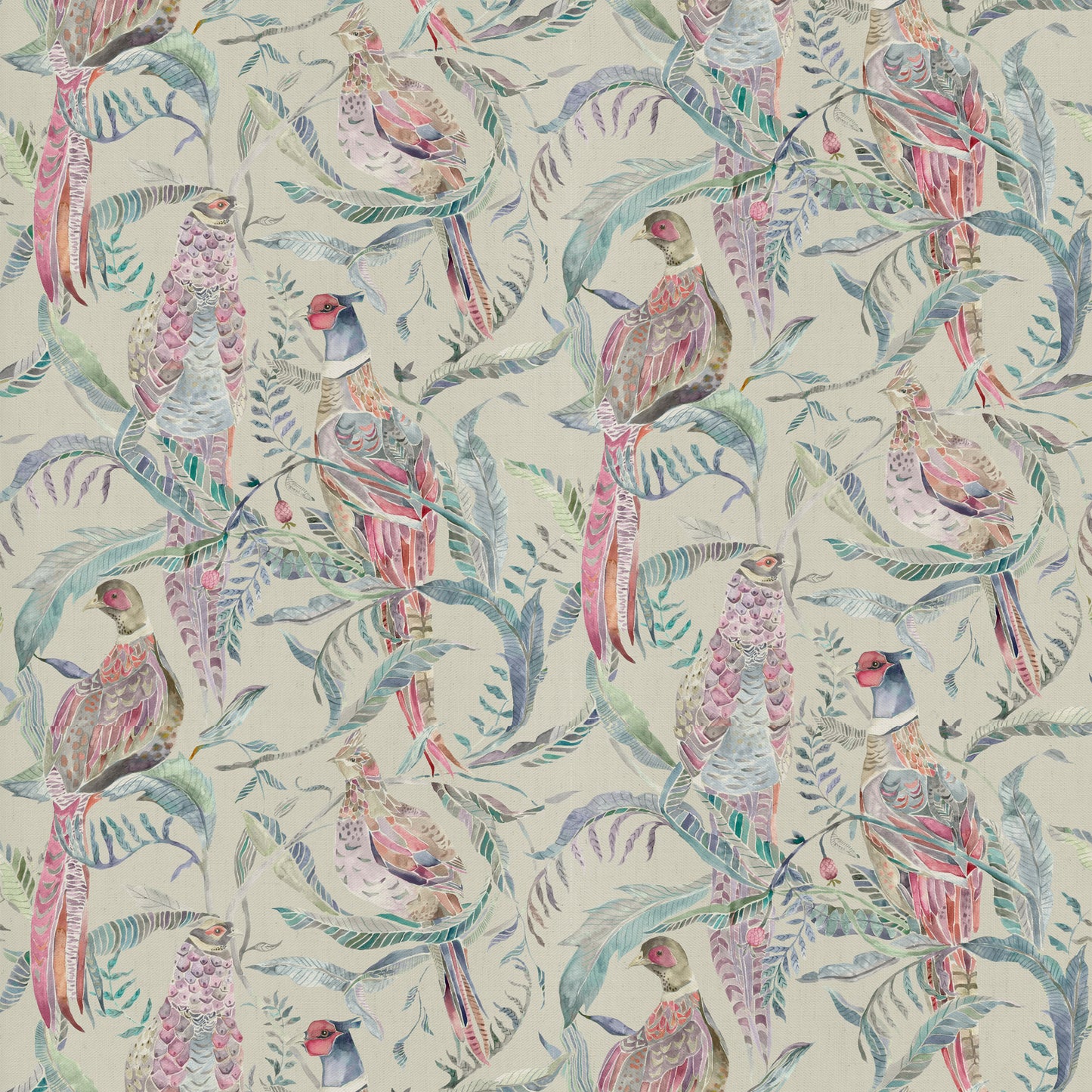Torrington 145Cm Ann Fabric - Grape Linen Sample