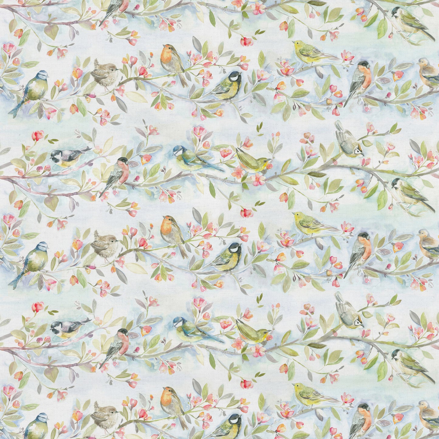 Tweet 140Cm Sasha White Fabric Metre - Cream
