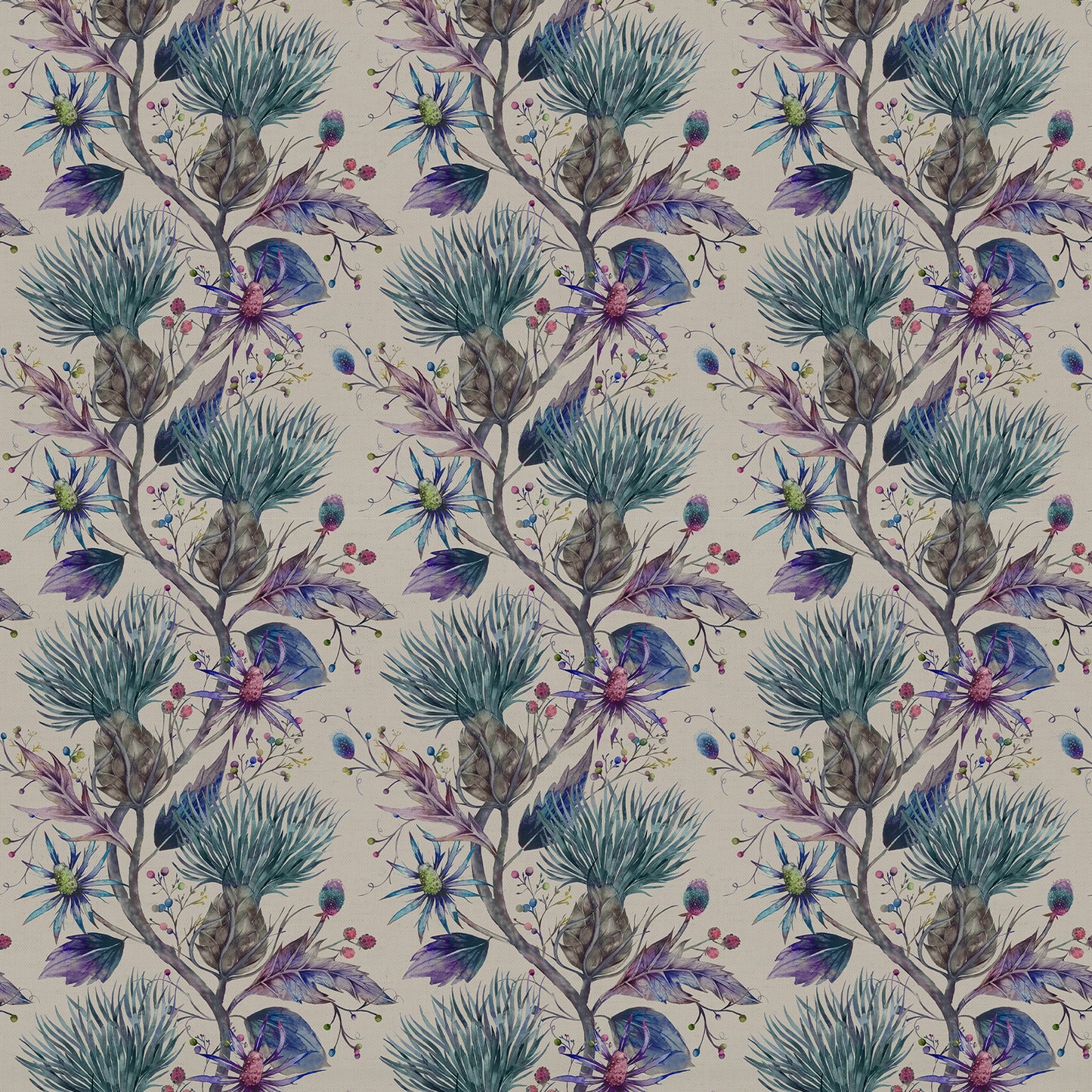 Varys 145Cm Fiona Fabric - Storm Sample