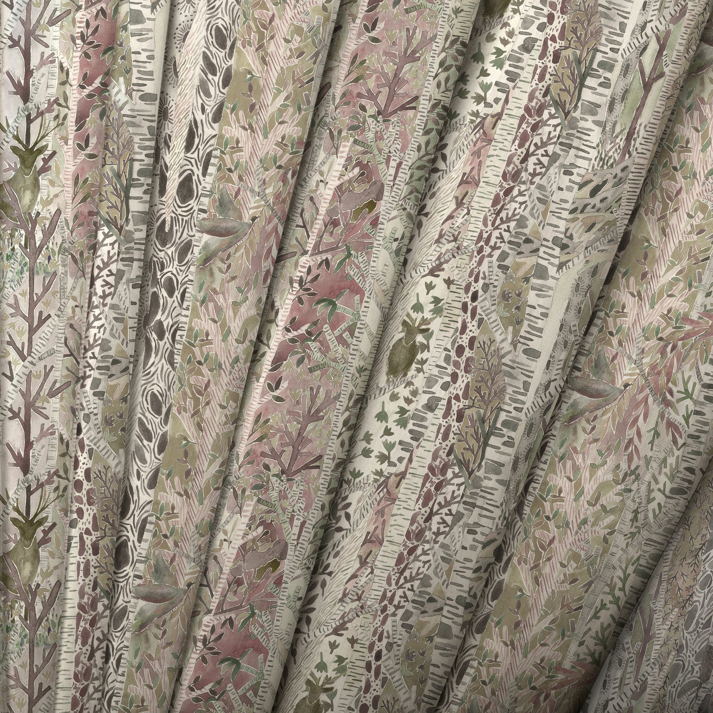Whimsical Tale Fabric Sample - Willow