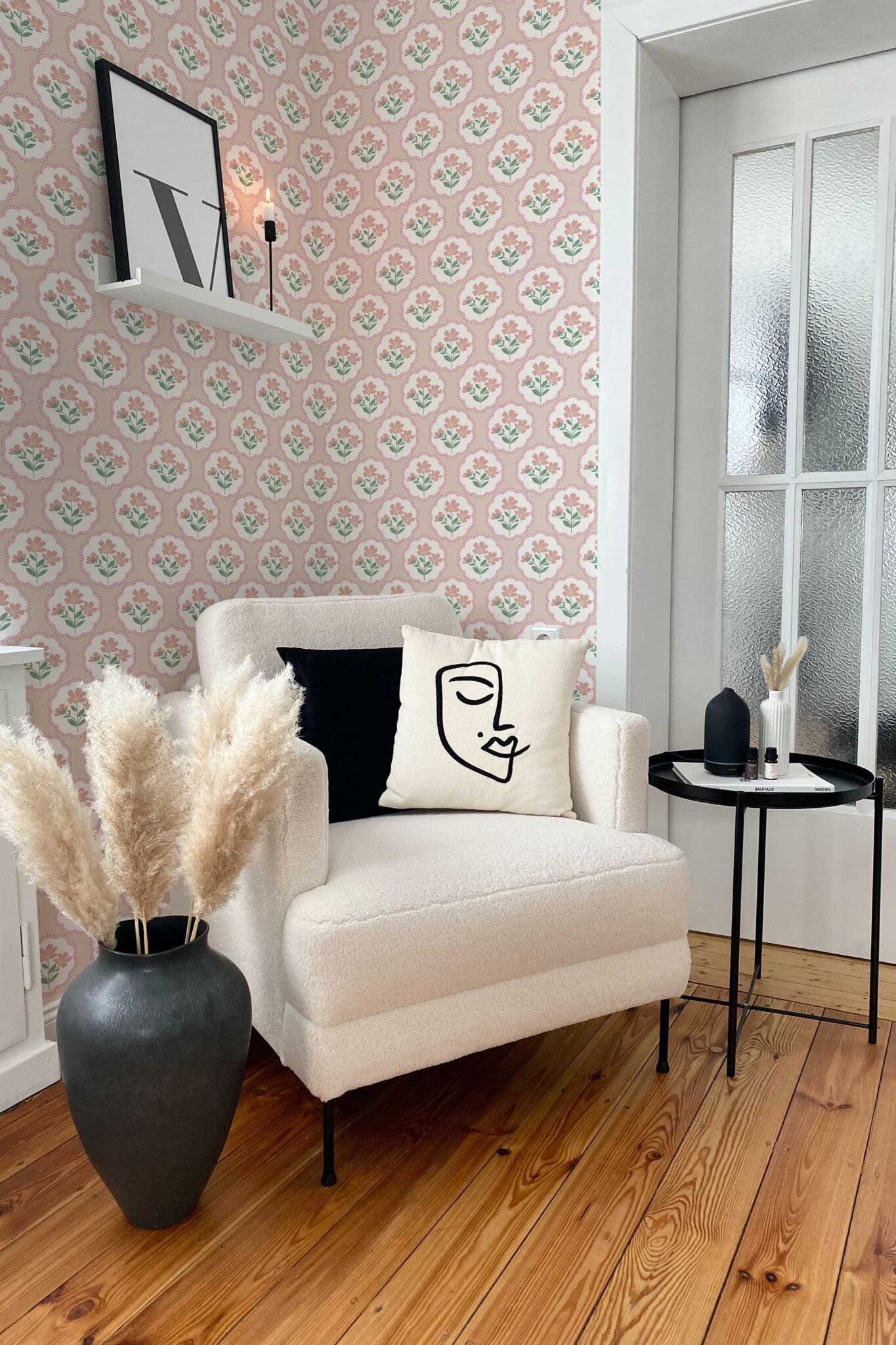 Elegant Dusty Rose Wallpaper