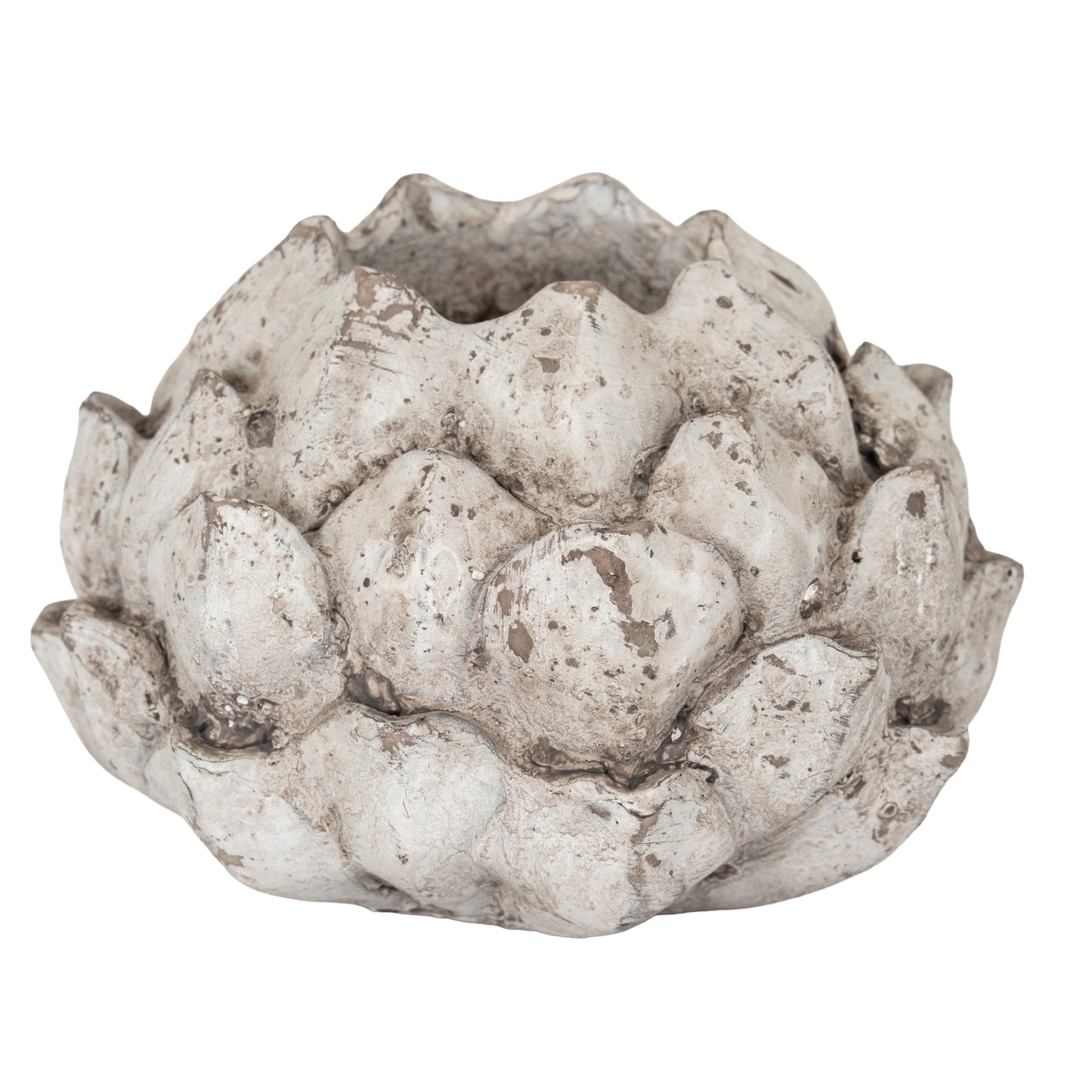 Large Stone Effect Acorn Tea Light Holder