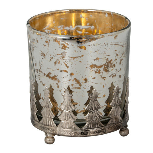 The Lustre Collection Christmas Large Candle Holder