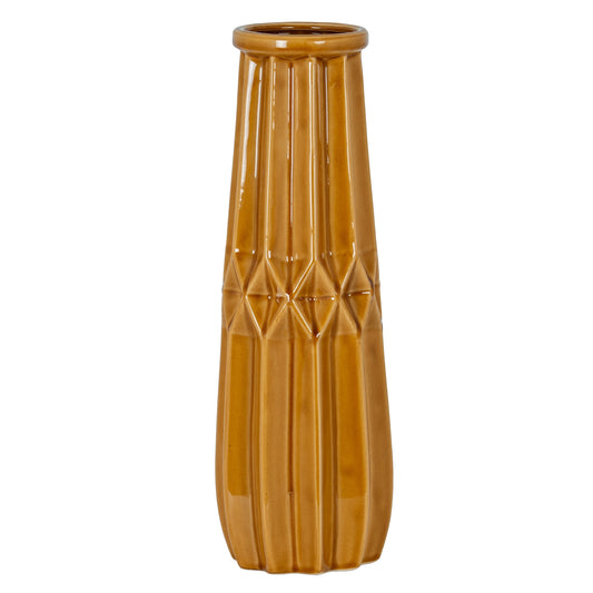Seville Collection Tall Ochre Vase