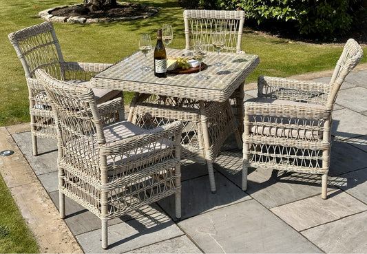 Provence Collection Outdoor 4 Seater Dining Set