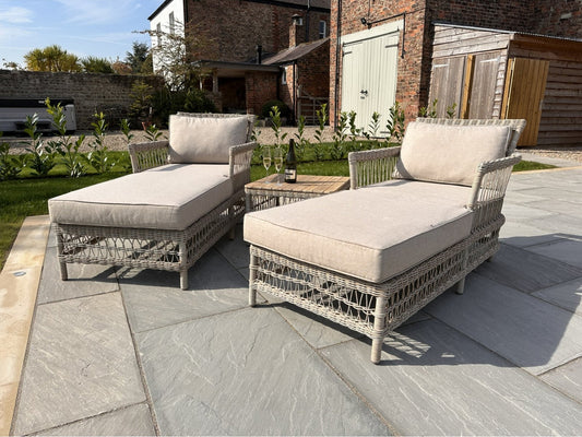 Provence Collection Outdoor Sun Lounger Set