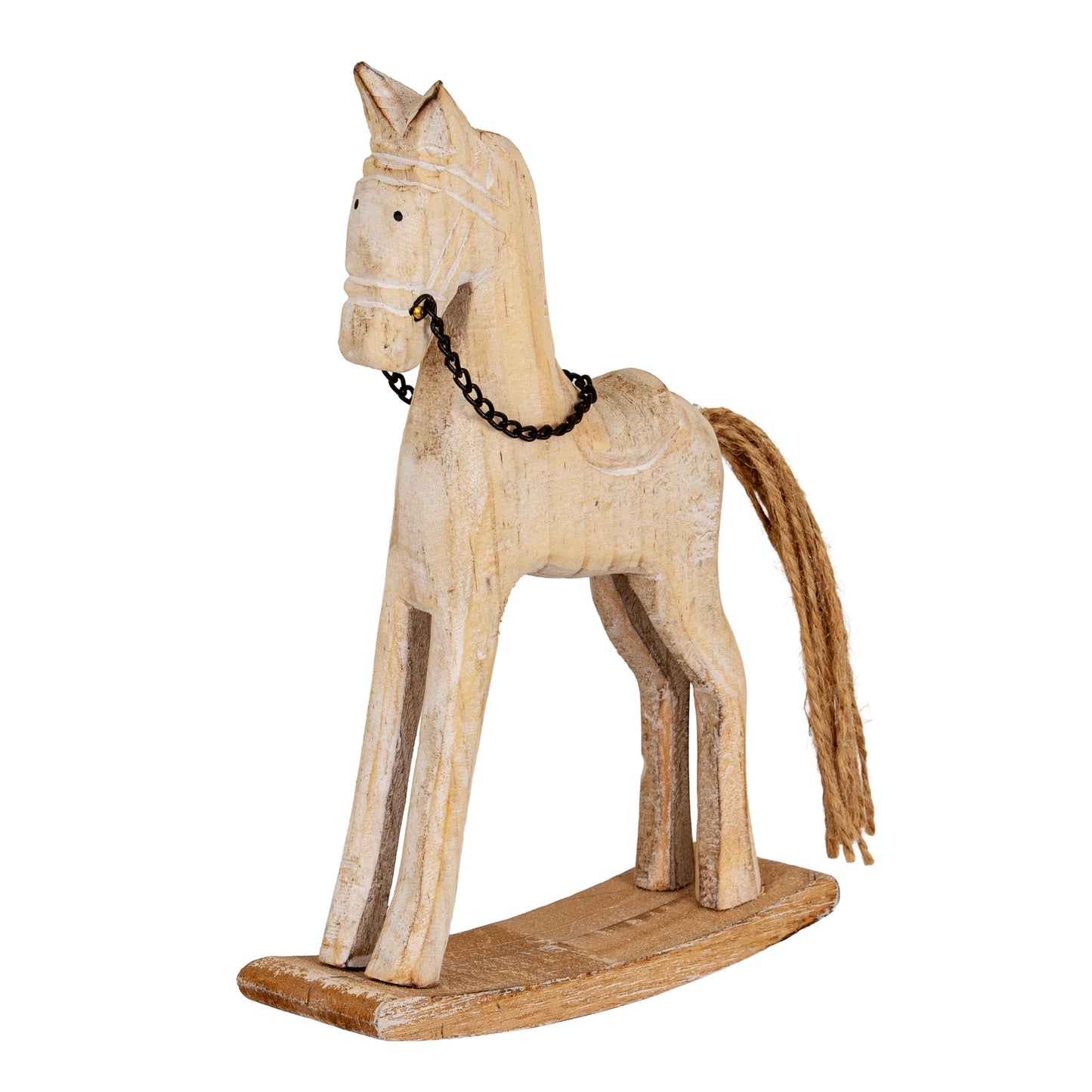 Natural Rustic Rocking Horse