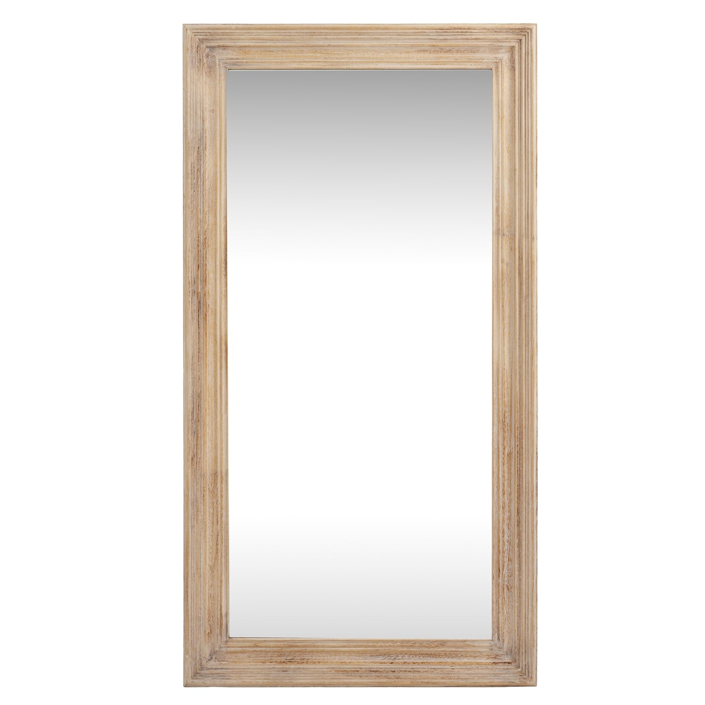 Washed Wood Framed Mirror