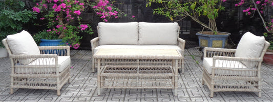 Provence Collection Outdoor 4 Seater Lounge Set
