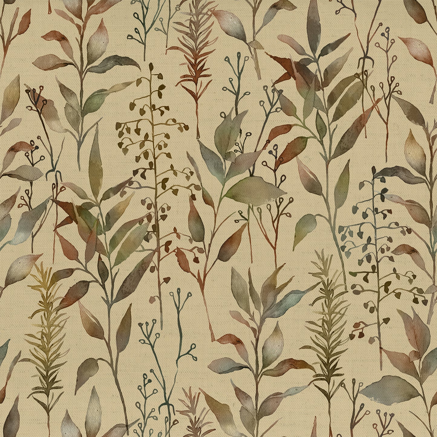 Aberduna 140Cm Fabric Metre Mulberry