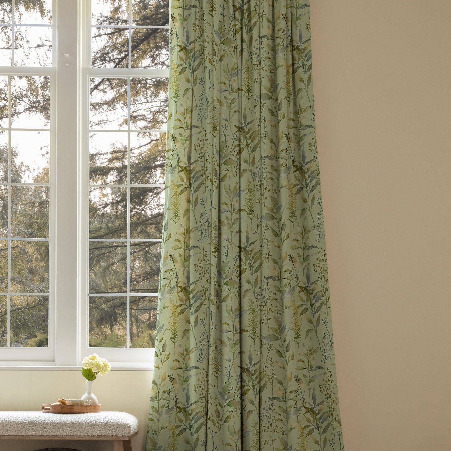 Aberduna 140Cm Fabric Metre Sage