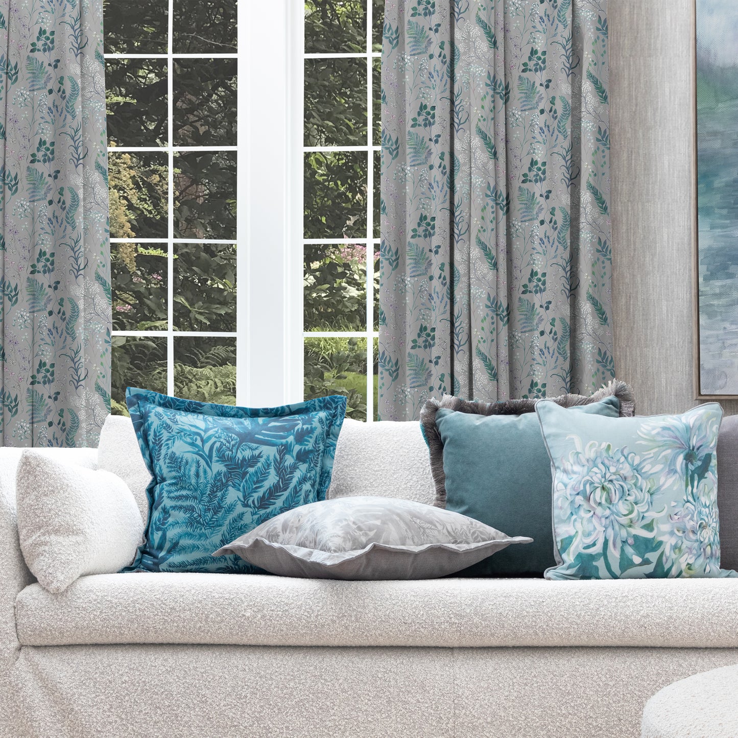 Aileana 145Cm Ann Fabric Metre - Crescent