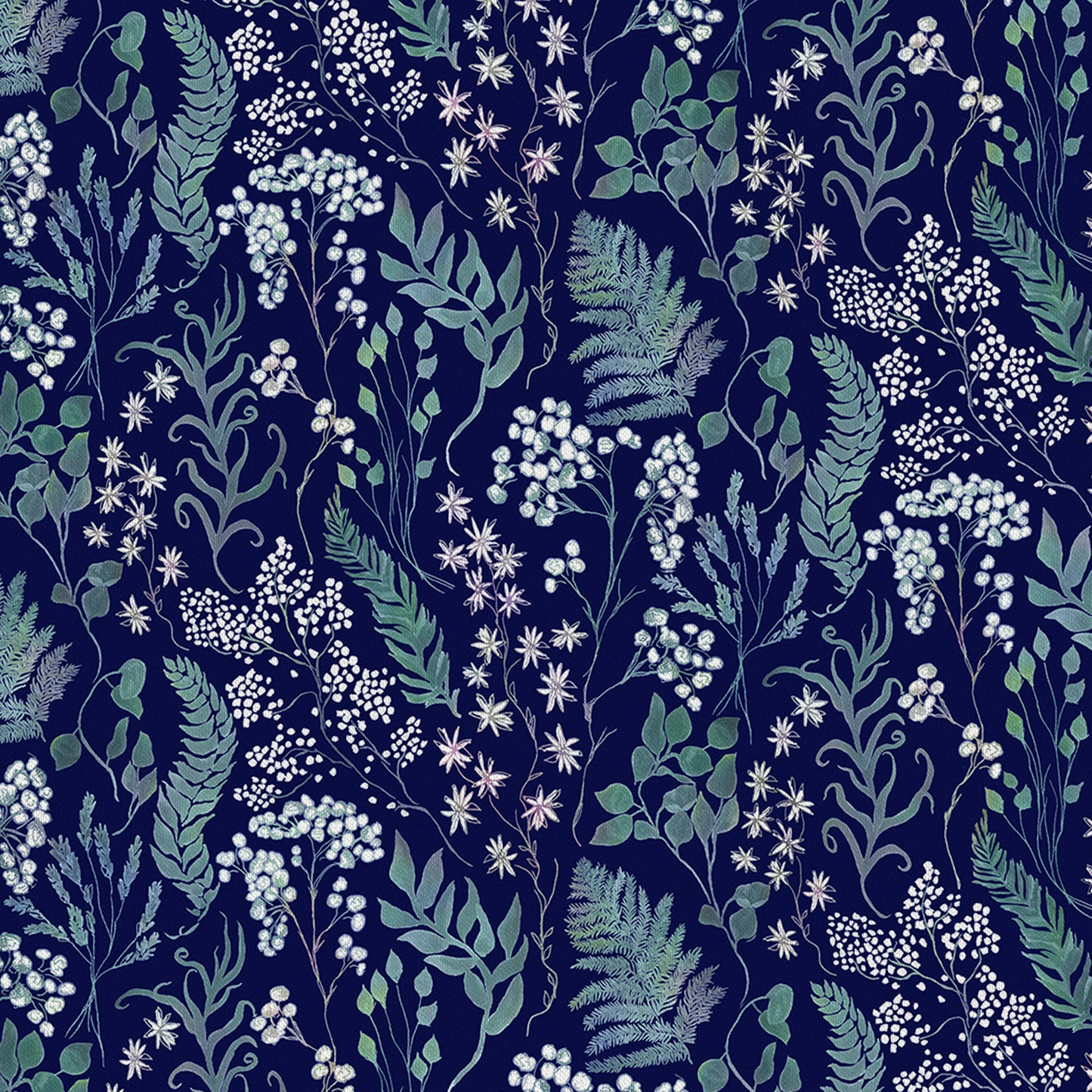 Aileana 145Cm Ann Fabric Metre - Ocean