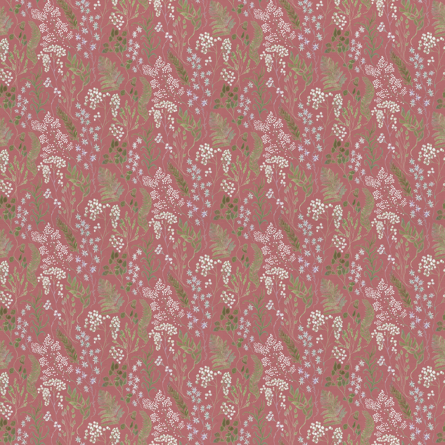 Aileana 145Cm Ann Fabric Metre - Rose
