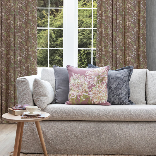 Aileana 145Cm Ann Fabric Metre - Sienna