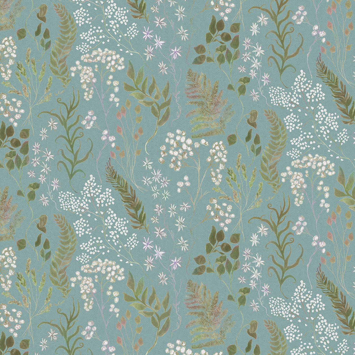 Aileana 145Cm Ann Fabric Metre - Tide