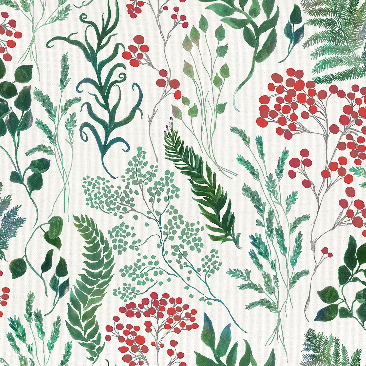 Aileana Berry Frost Oil Cloth Metre