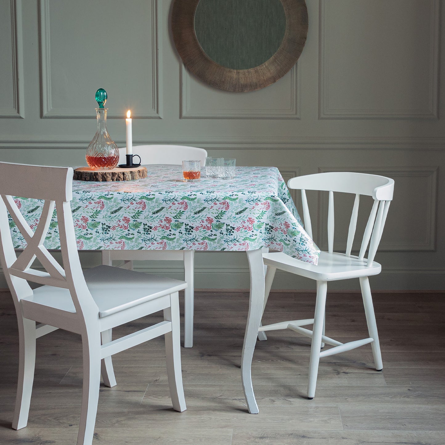 Aileana Berry Frost Oil Cloth Metre