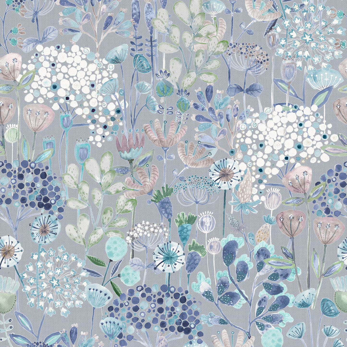 Ailsa 147Cm Helena Fabric Metre - Cornflower