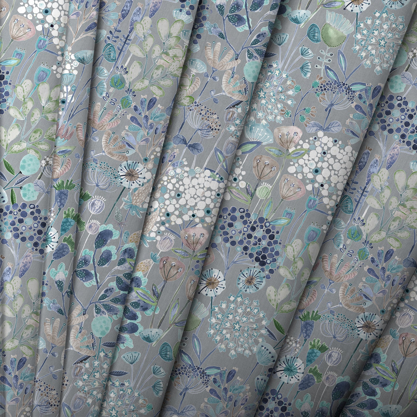 Ailsa 147Cm Helena Fabric - Cornflower Sample