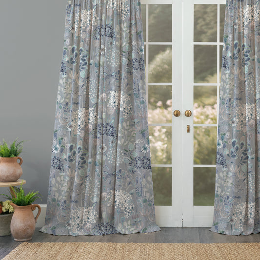 Ailsa 147Cm Helena Fabric - Cornflower Sample