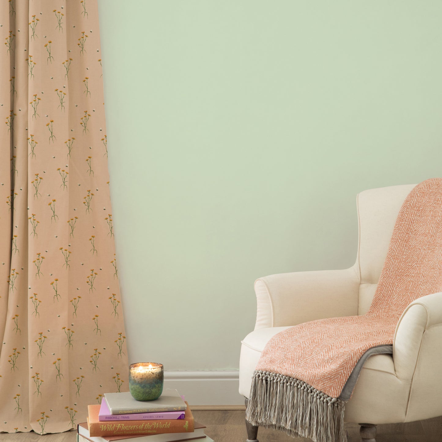 Allimore Fabric Sample - Apricot