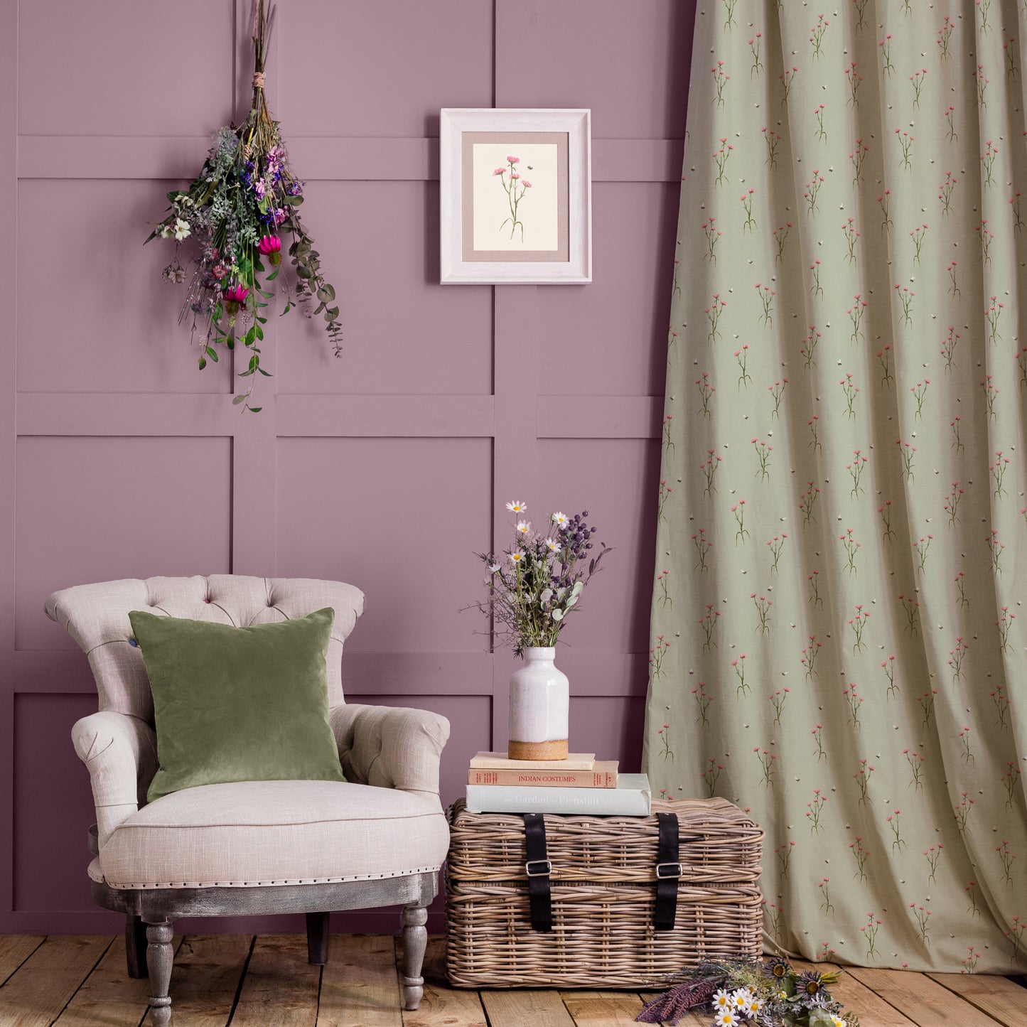 Allimore 140Cm Fabric Metre Sage