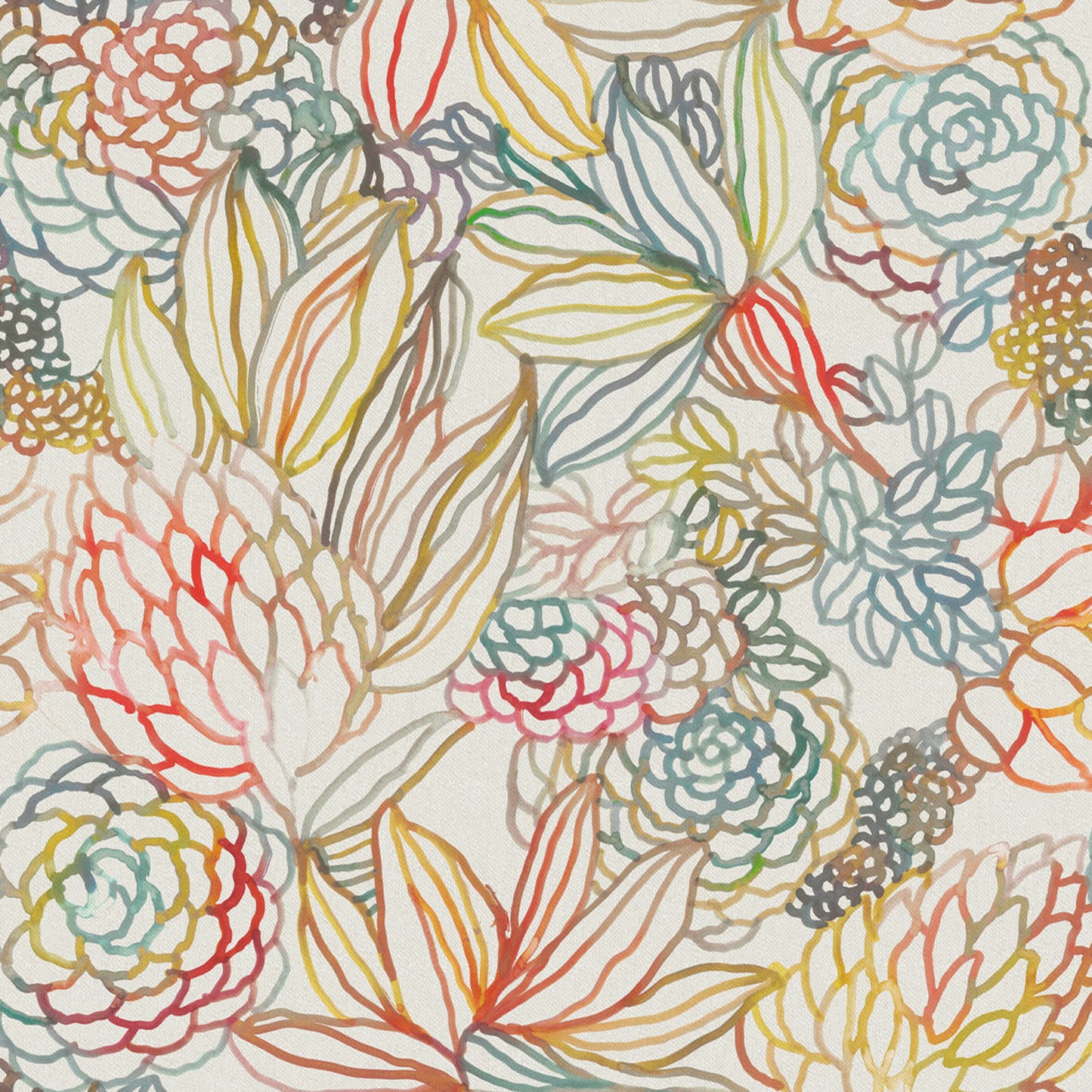 Althorp Linen 145Cm Fiona Fabric Metre - Cinnamon