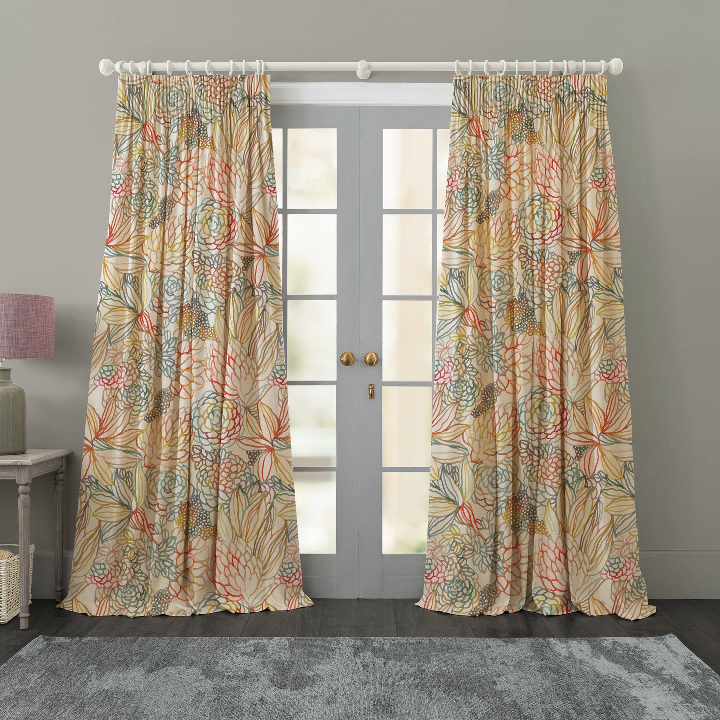 Althorp Linen 145Cm Fiona Fabric - Cinnamon Sample