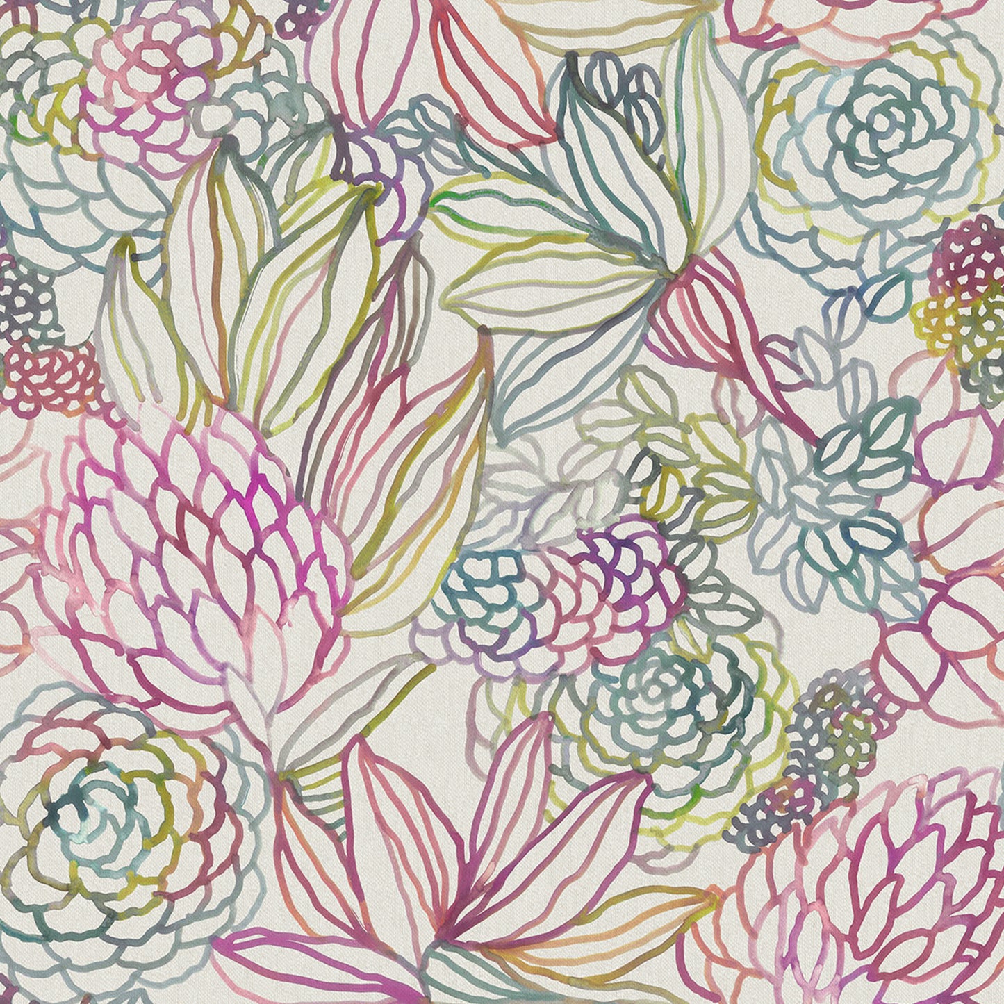 Althorp Linen 145Cm Fiona Fabric Metre - Sorbet