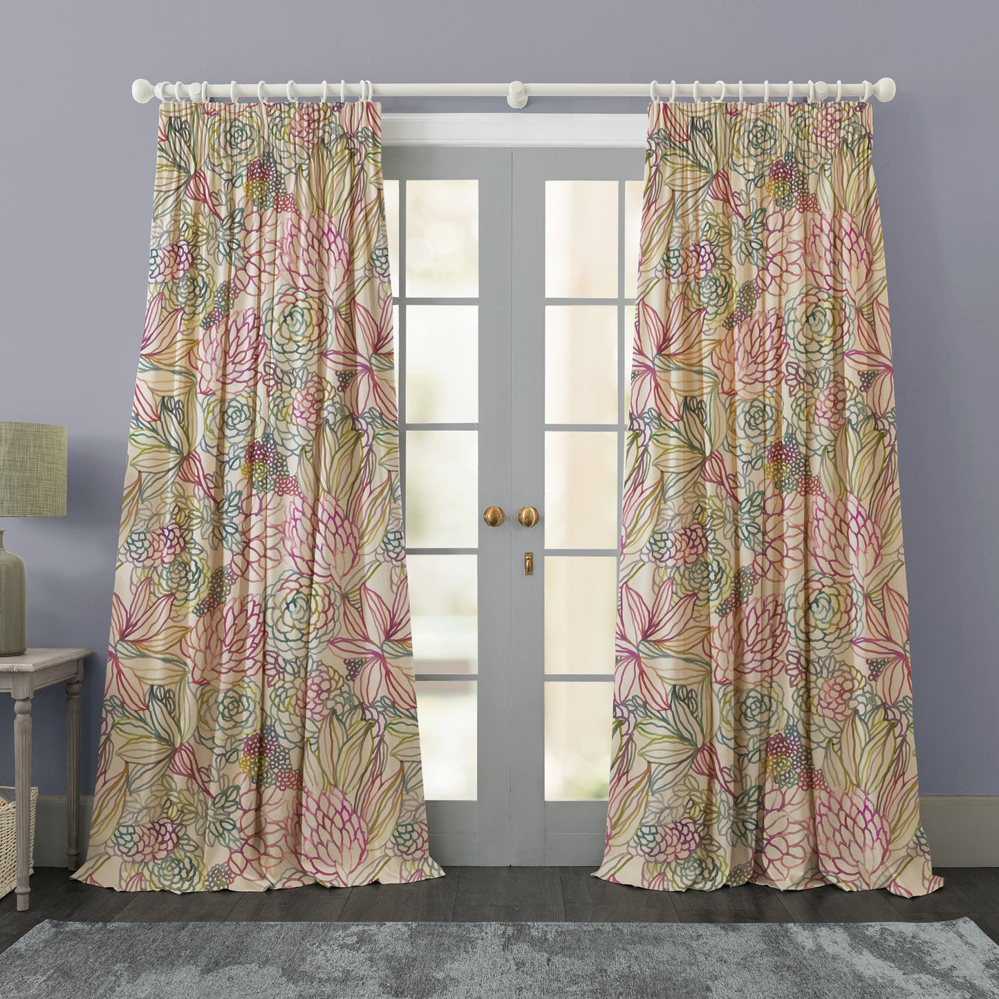 Althorp Linen 145Cm Fiona Fabric - Sorbet Sample