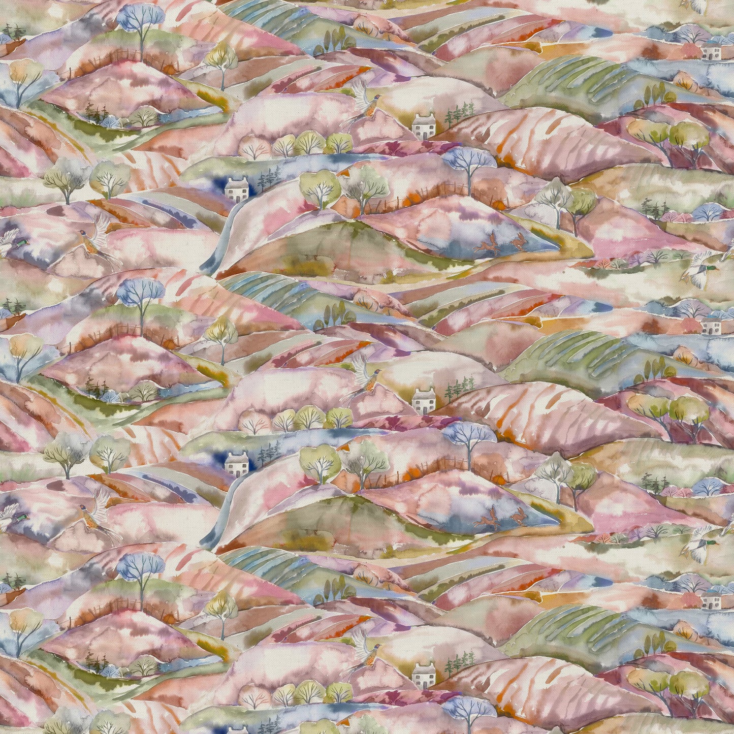 Ambleside 145Cm Fiona Fabric Metre - Russett