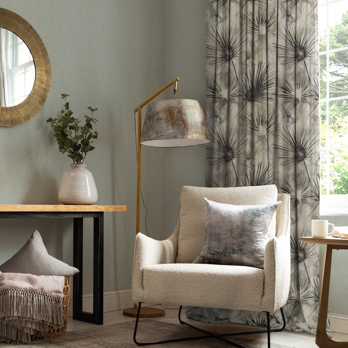 Amida 138Cm Sophie Fabric Metre - Bamboo