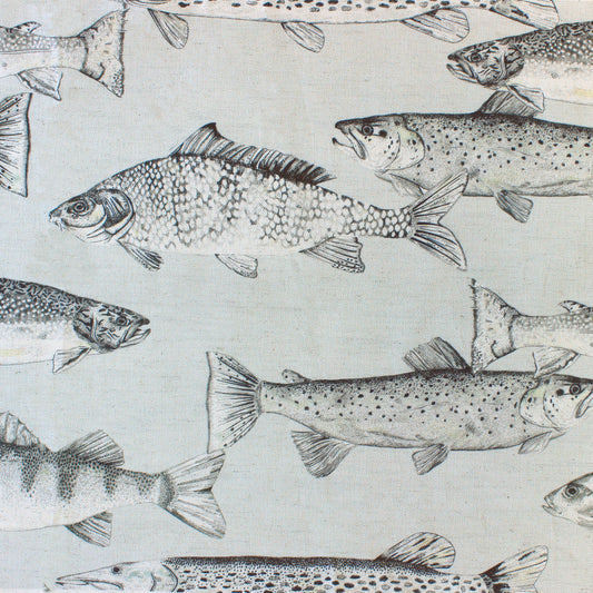 Aquarius 145Cm Fiona Fabric - Frost Sample