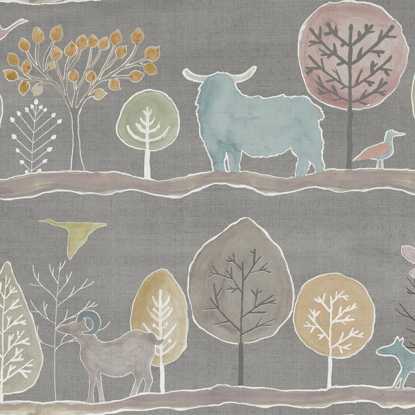 Ariundle Fabric Metre - Granite