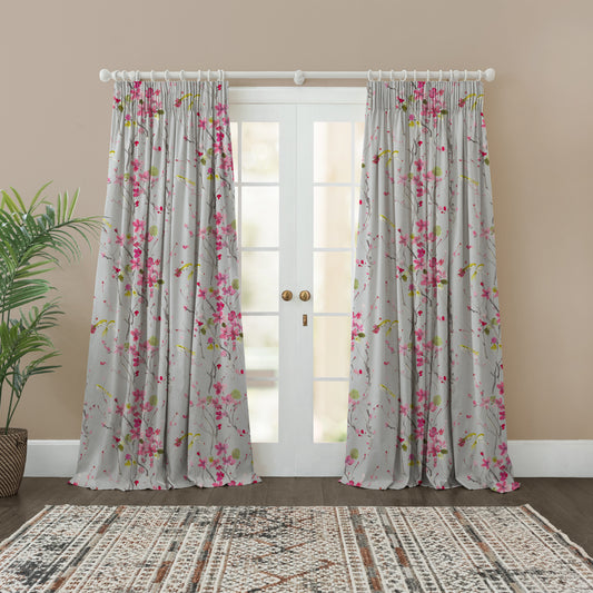 Armathwaite 145Cm Ann Fabric - Blossom/Silver Sample