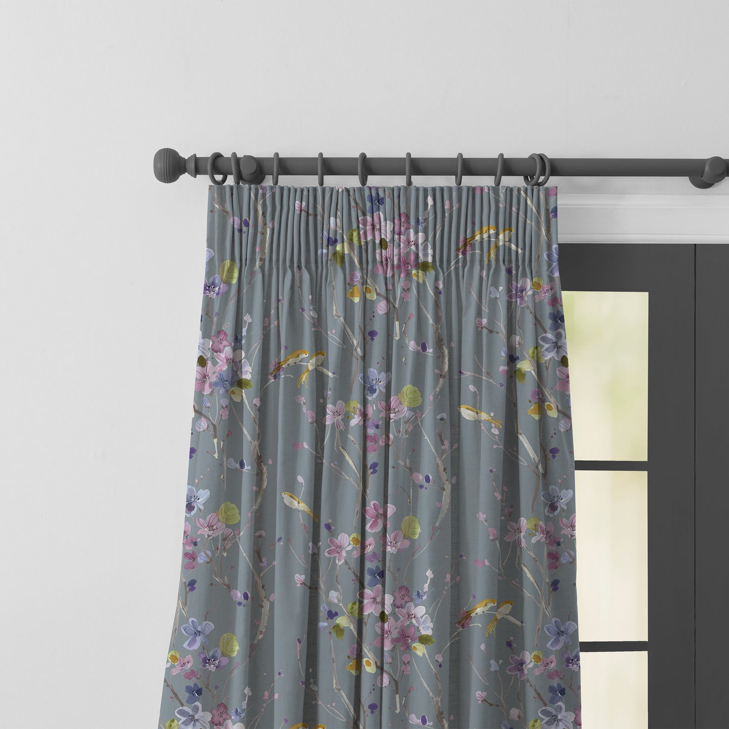 Armathwaite 145Cm Ann Fabric Metre - Violet/Slate