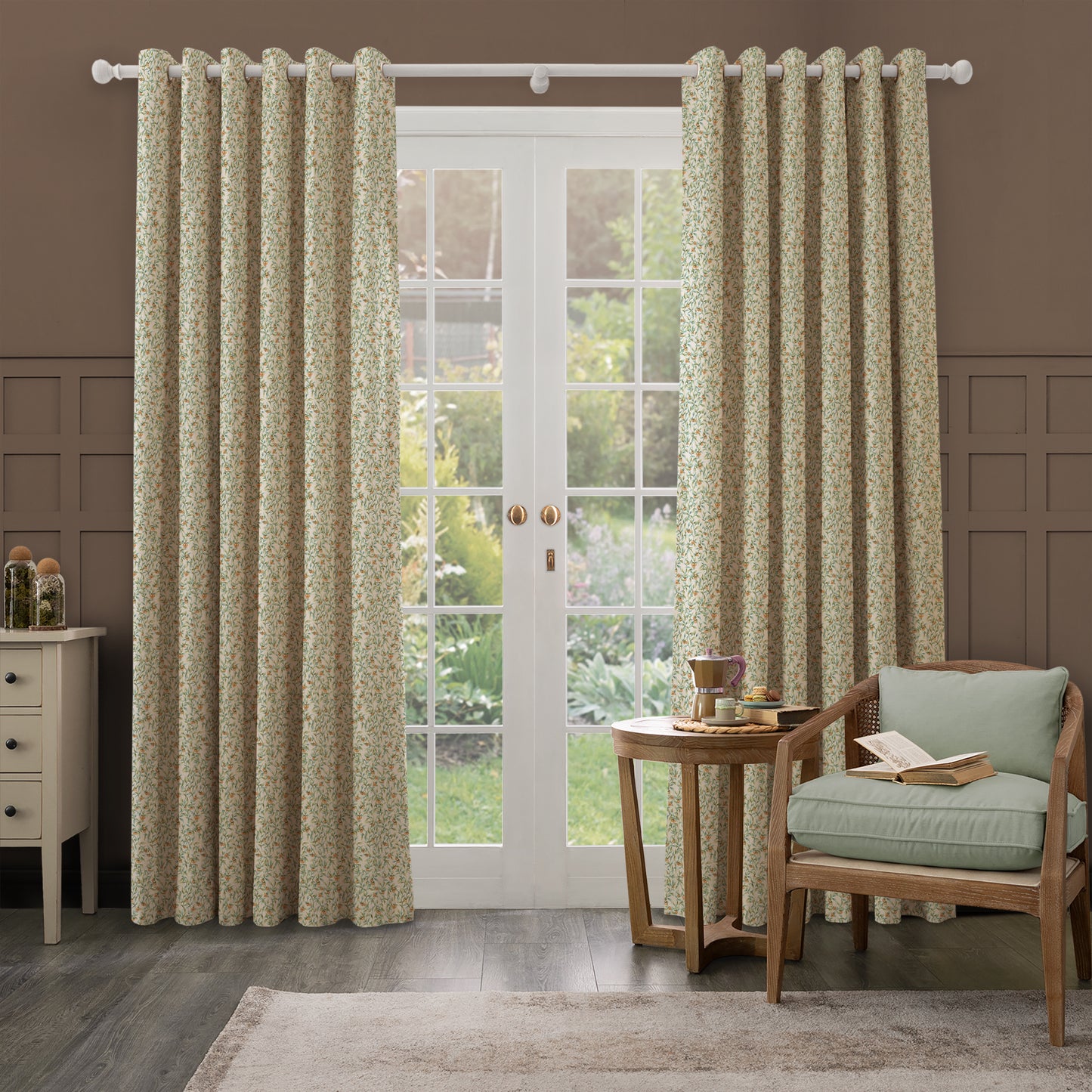 Aura 140M Fabric Metre Moss