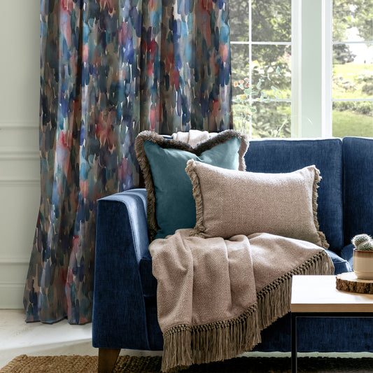 Azima Velvet 140Cm Fabric Metre - Cobalt