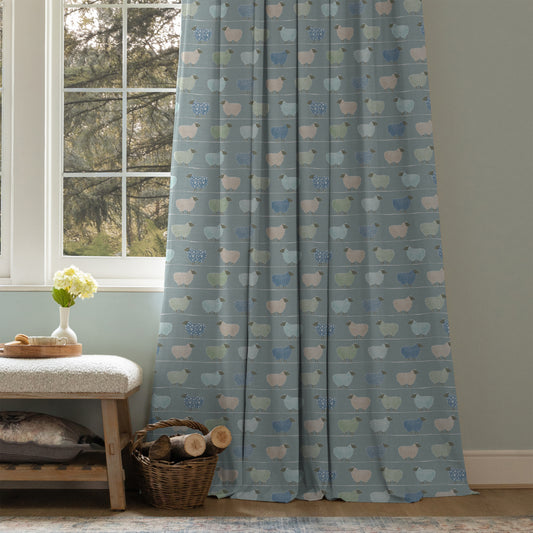 Baarry 147Cm Helena Fabric Metre - Cornflower