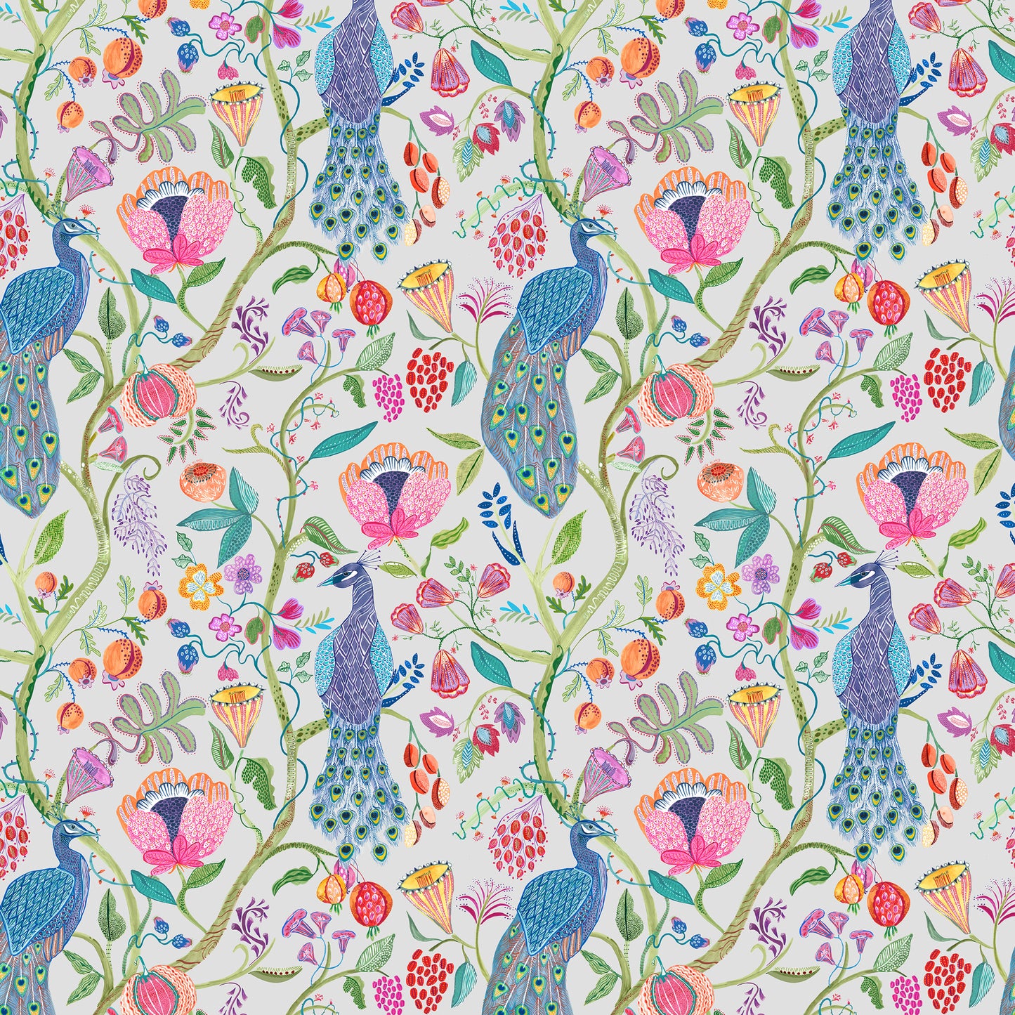 Barabadur Summer 140Cm Sasha Throw Fabric Metre - Linen