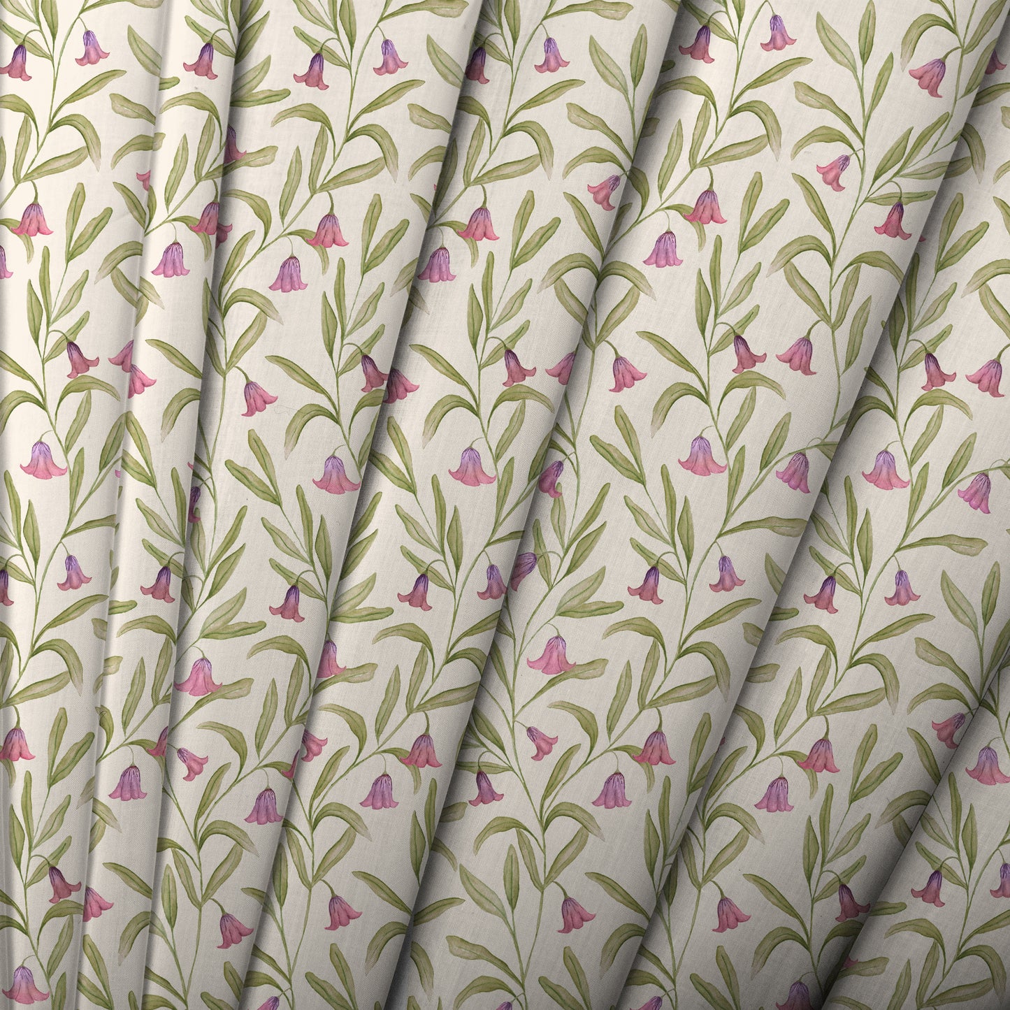 Bell Meadow 140M Fabric Sample Rosewood