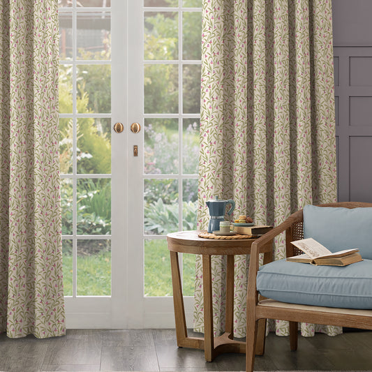 Bell Meadow 140M Fabric Sample Rosewood