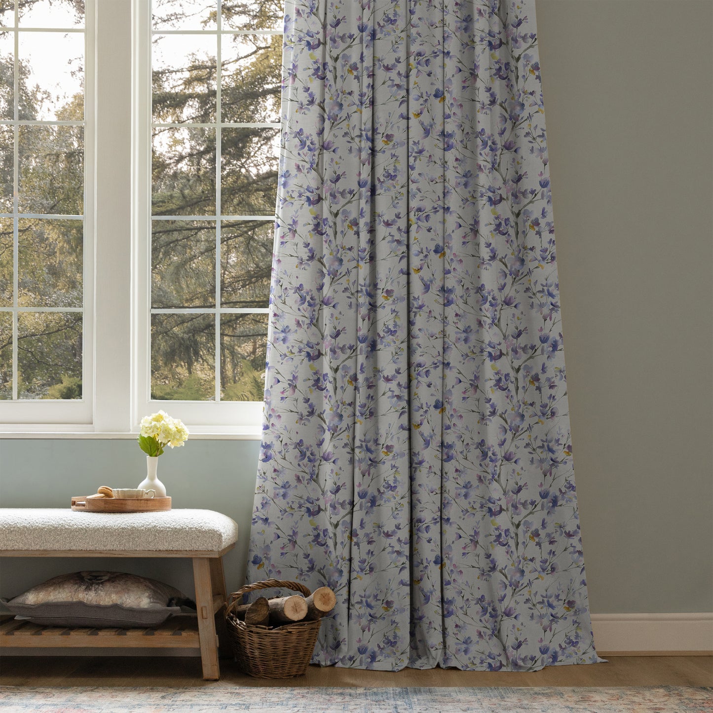 Belsay 145Cm Ann Fabric Metre - Heather