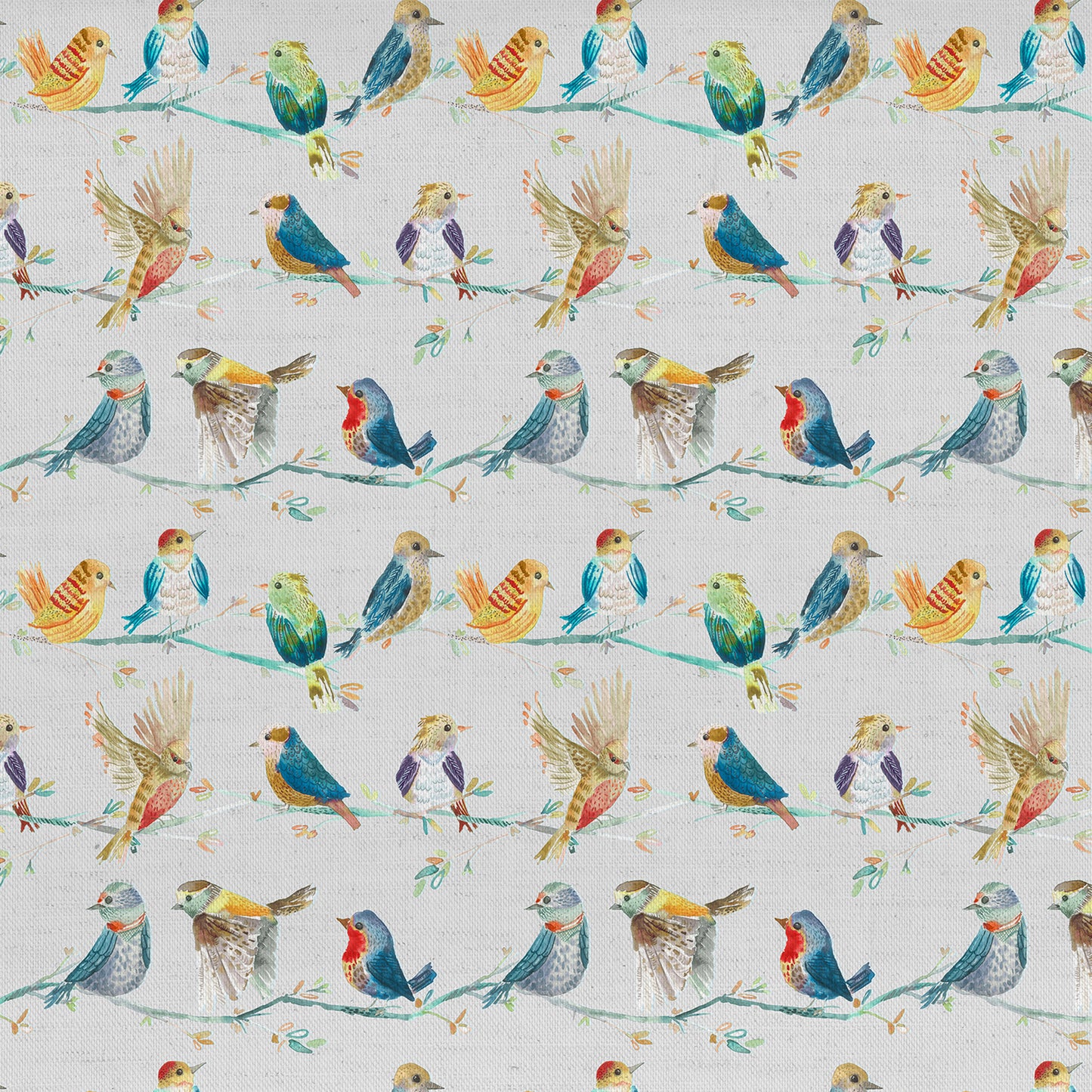 Birdybranch 145Cm Ann Fabric - Sunshine Sample