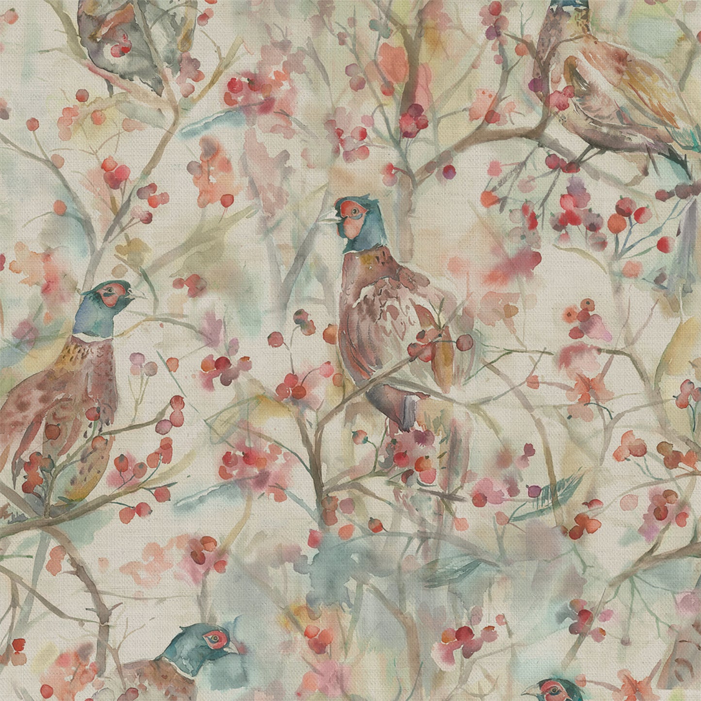 Blackberry 145Cm Fiona Fabric Metre - Linen